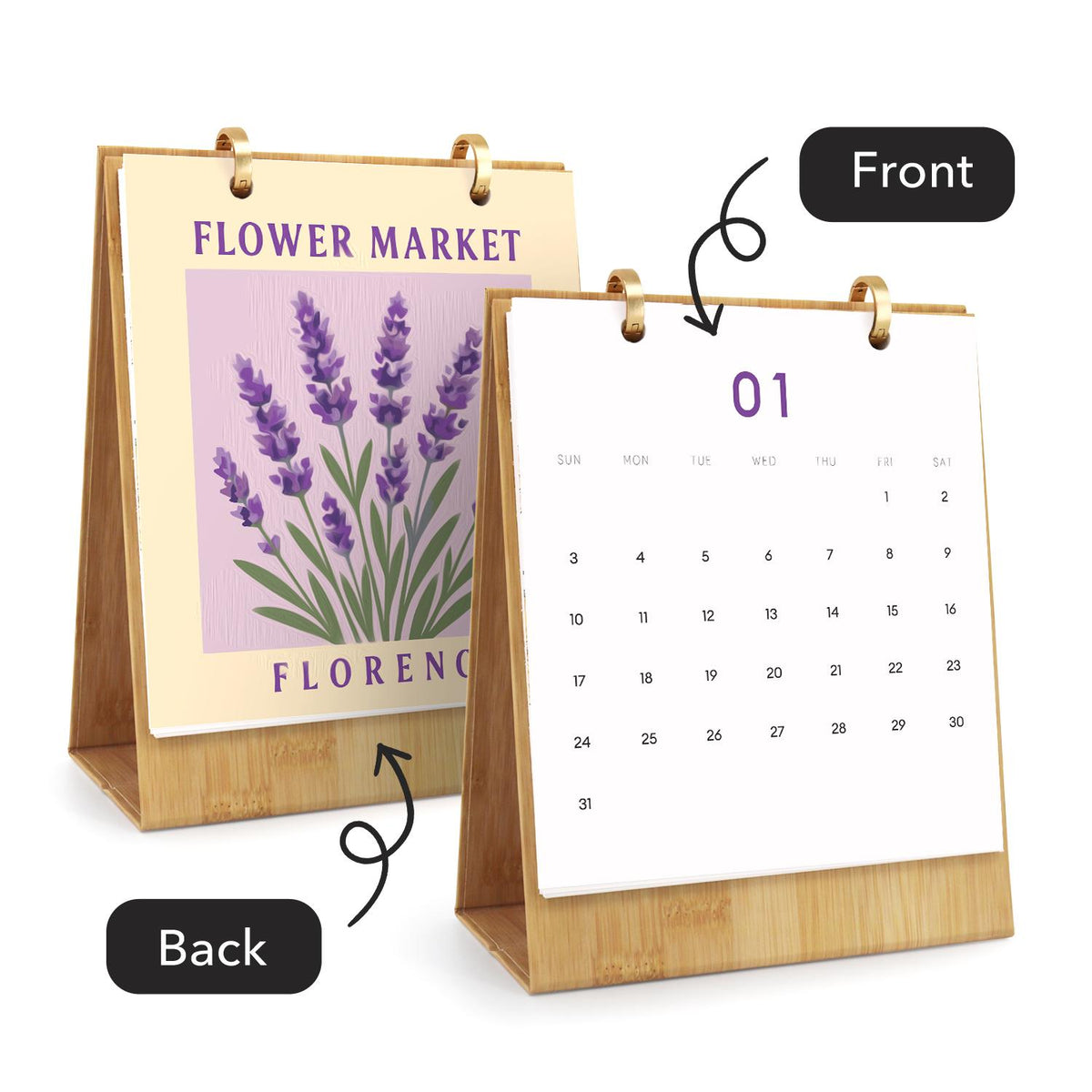 Calendrier 2027 peinture par numéro Marché aux Fleurs, Maison Artsen – vue 10