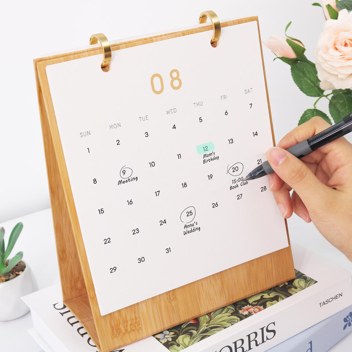 Calendrier 2027 peinture par numéro Marché aux Fleurs, Maison Artsen – vue 16