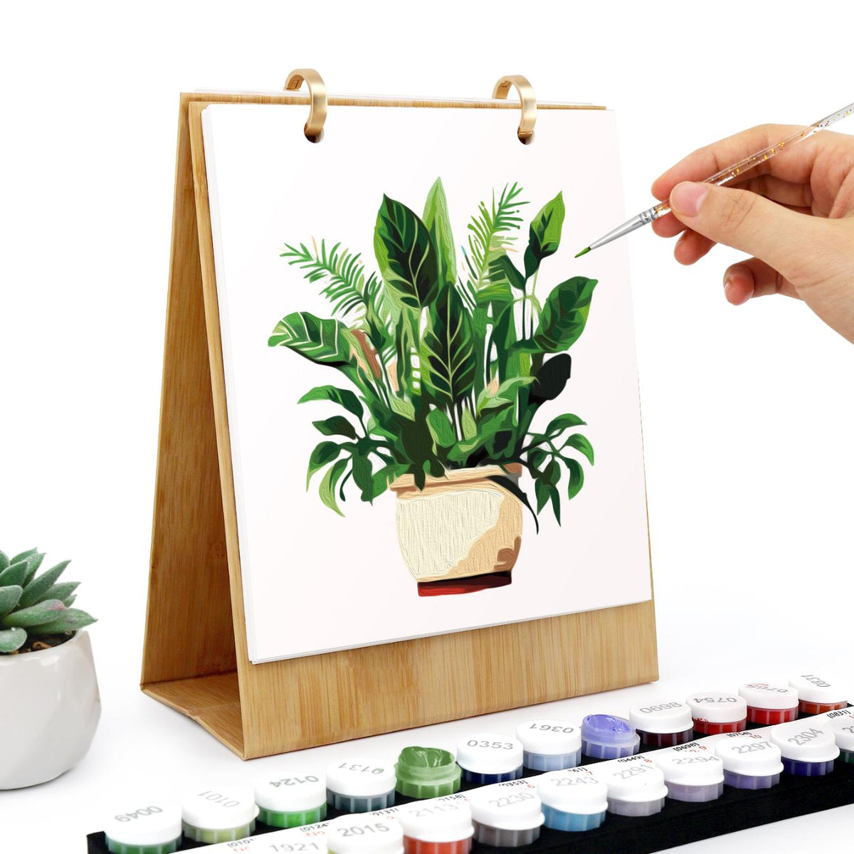 Calendrier 2027 peinture par numéro Plantes d'Intérieur, Maison Artsen – vue 2
