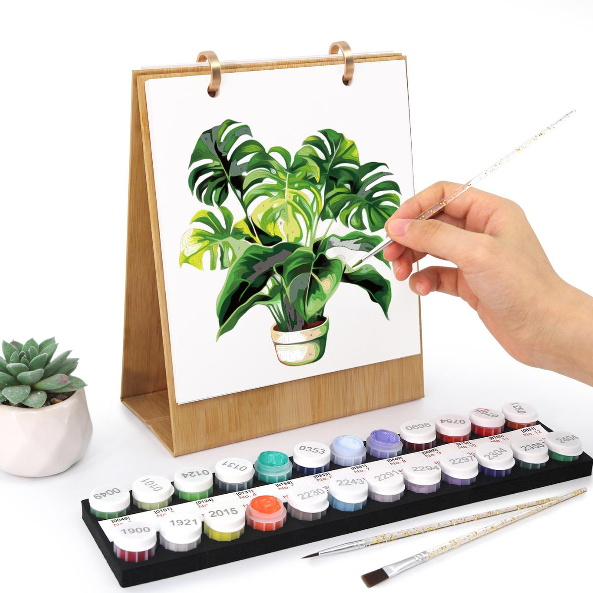 Calendrier 2027 peinture par numéro Plantes d'Intérieur, Maison Artsen – vue 3
