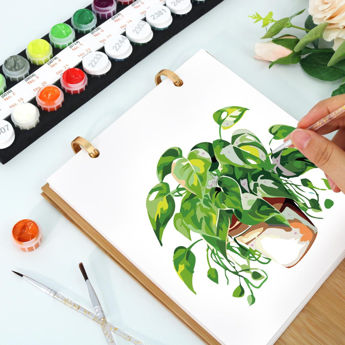 Calendrier 2027 peinture par numéro Plantes d'Intérieur, Maison Artsen – vue 5