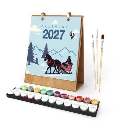 Calendrier 2027 peinture par numéro Voyages d'Antan, Maison Artsen – vue 1