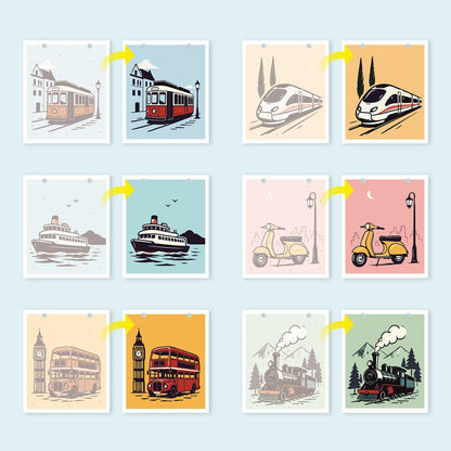 Calendrier 2027 peinture par numéro Voyages d'Antan, Maison Artsen – vue 15