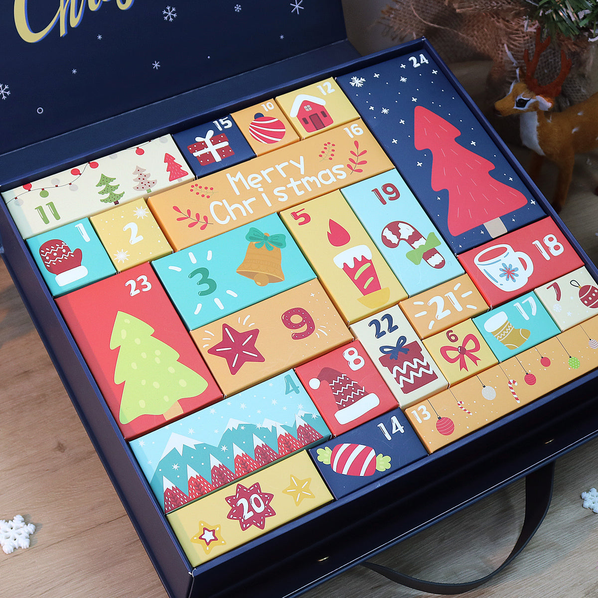 Calendrier de l'Avent Diamond painting Sapins Dorés Maison Artsen, 24 surprises – vue 14
