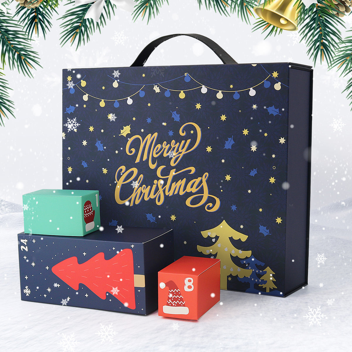 Calendrier de l'Avent Diamond painting Sapins Dorés Maison Artsen, 24 surprises – vue 5