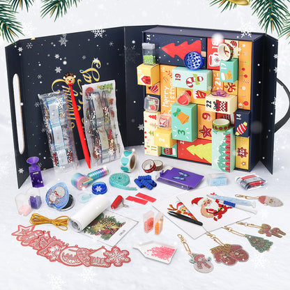 Calendrier de l'Avent Diamond painting Sapins Dorés Maison Artsen, 24 surprises – vue 6