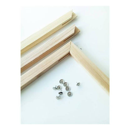 Châssis en bois seul pour toile peinture par numéro – baguettes et fixations – Maison Artsen
