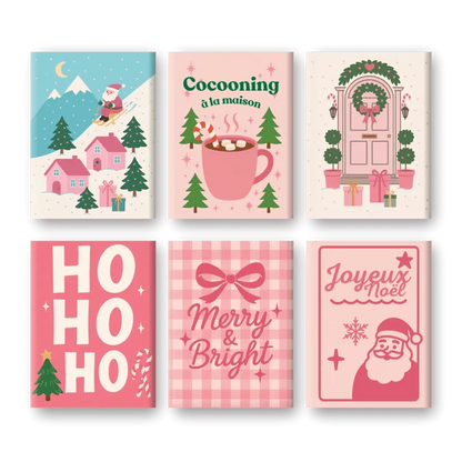 Coffret de 6 peintures par numéro “Cocooning Vibes”