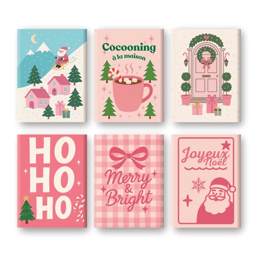 Coffret de 6 peintures par numéro “Cocooning Vibes”