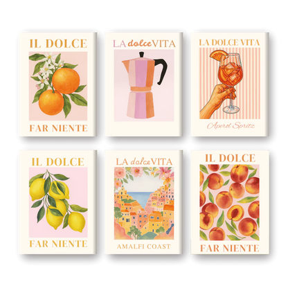 Coffret “Dolce Vita” – 6 peintures par numéro