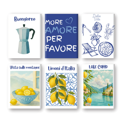 Coffret “Été Italien” – 6 peintures par numéro