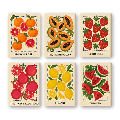 Coffret “Fruits Ibériques” – 6 peintures par numéro