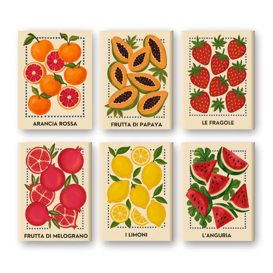 Coffret de 6 peintures par numéro “Fruits Ibériques”