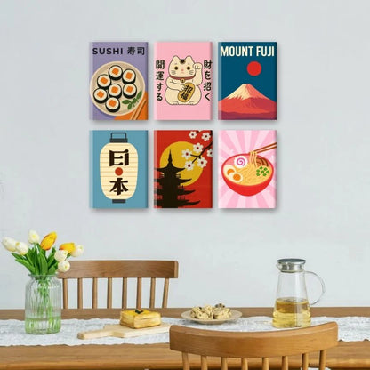 Coffret “Kawaii” – 6 peintures par numéro