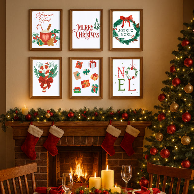 Coffret de 6 peintures par numéro “La belle saison”