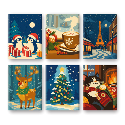 Coffret de peinture par numéro « Magie de Noël » – Noël