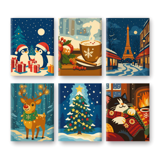 Coffret de peinture par numéro « Magie de Noël » – Noël