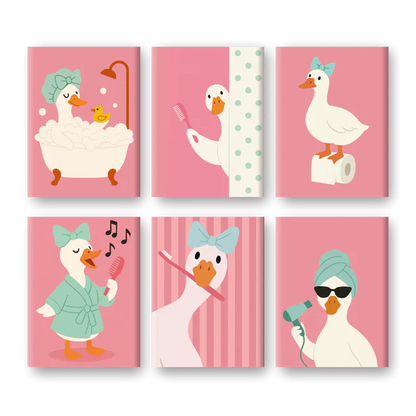 Coffret “Mimi-Canard” – 6 peintures par numéro