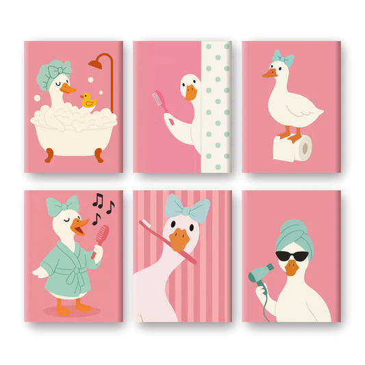 Coffret de 6 peintures par numéro “Mimi-Canard”