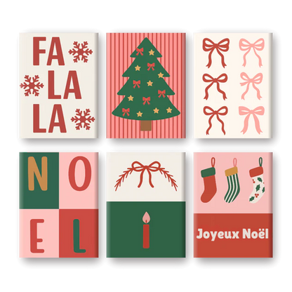 Coffret de 6 peintures par numéro “NOËL”