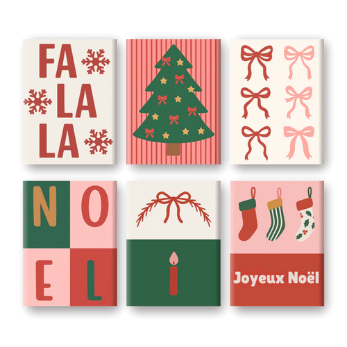 Coffret de 6 peintures par numéro “NOËL”