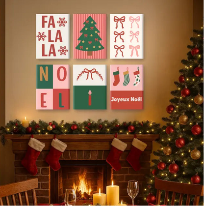 Coffret de 6 peintures par numéro “NOËL”