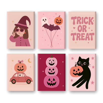 Coffret “Pinkoween” – 6 peintures par numéro