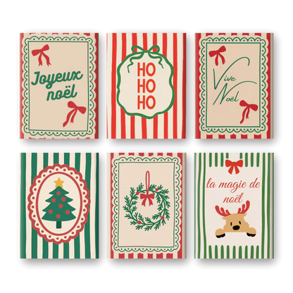 Coffret de 6 peintures par numéro “Vive Noël”