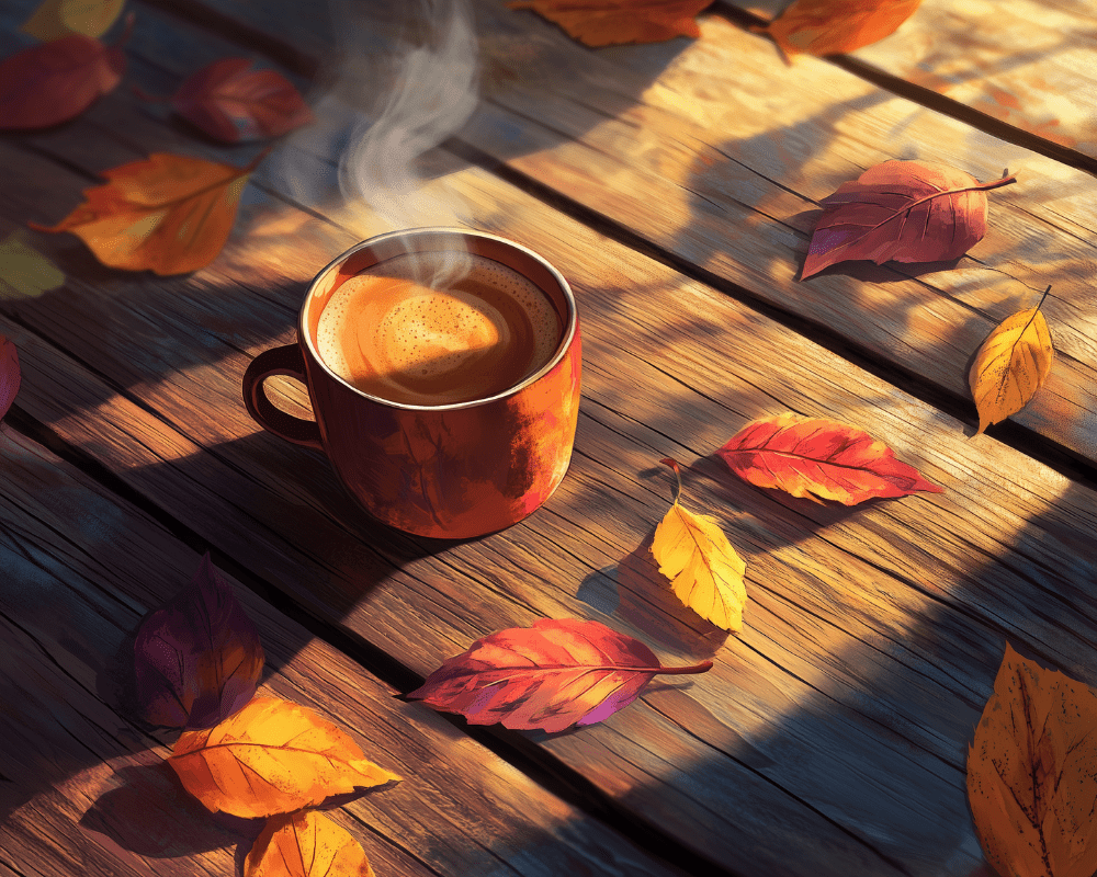 Peinture par numéro Matin d'Automne, a plat — Maison Artsen