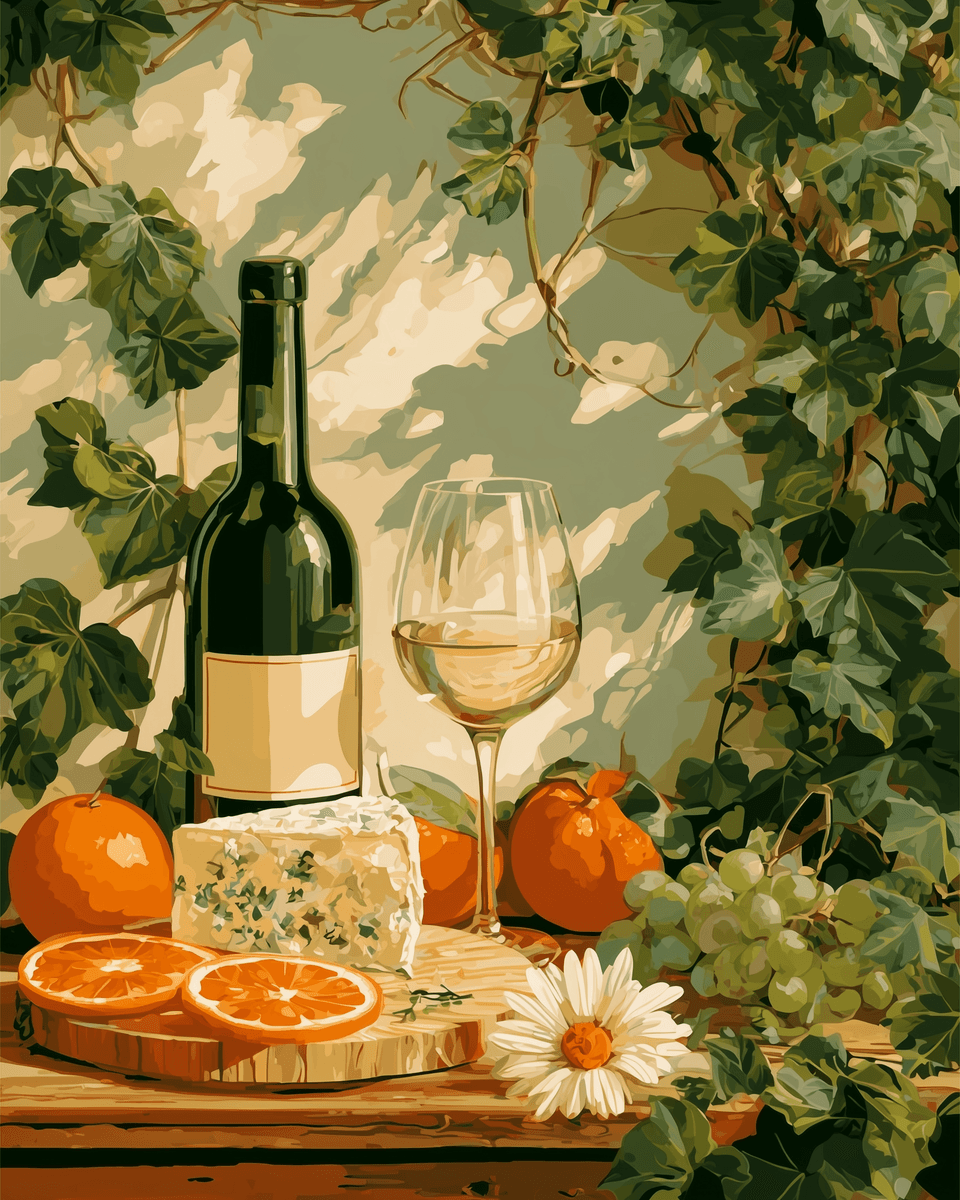 Peinture par numéro Table Rustique, a plat — Maison Artsen