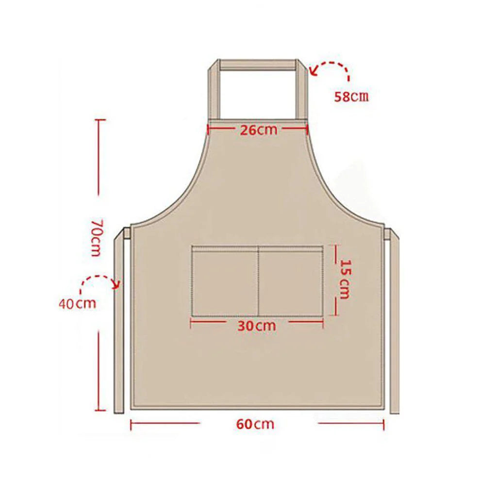 Peinture par numéro Tablier de peinture imperméable – détail toile – Maison Artsen