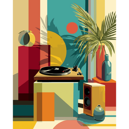 Coin Audio - Tableau peinture par numéro