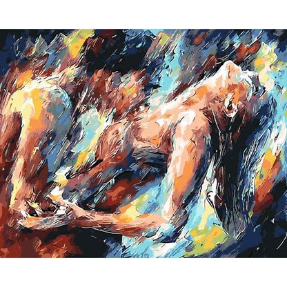 Deux Amoureux - Tableau peinture par numéro
