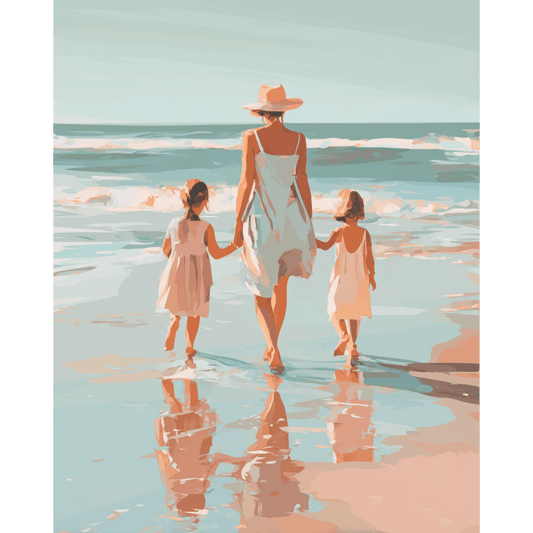 Deux Filles - Peinture par numéro Maison Artsen