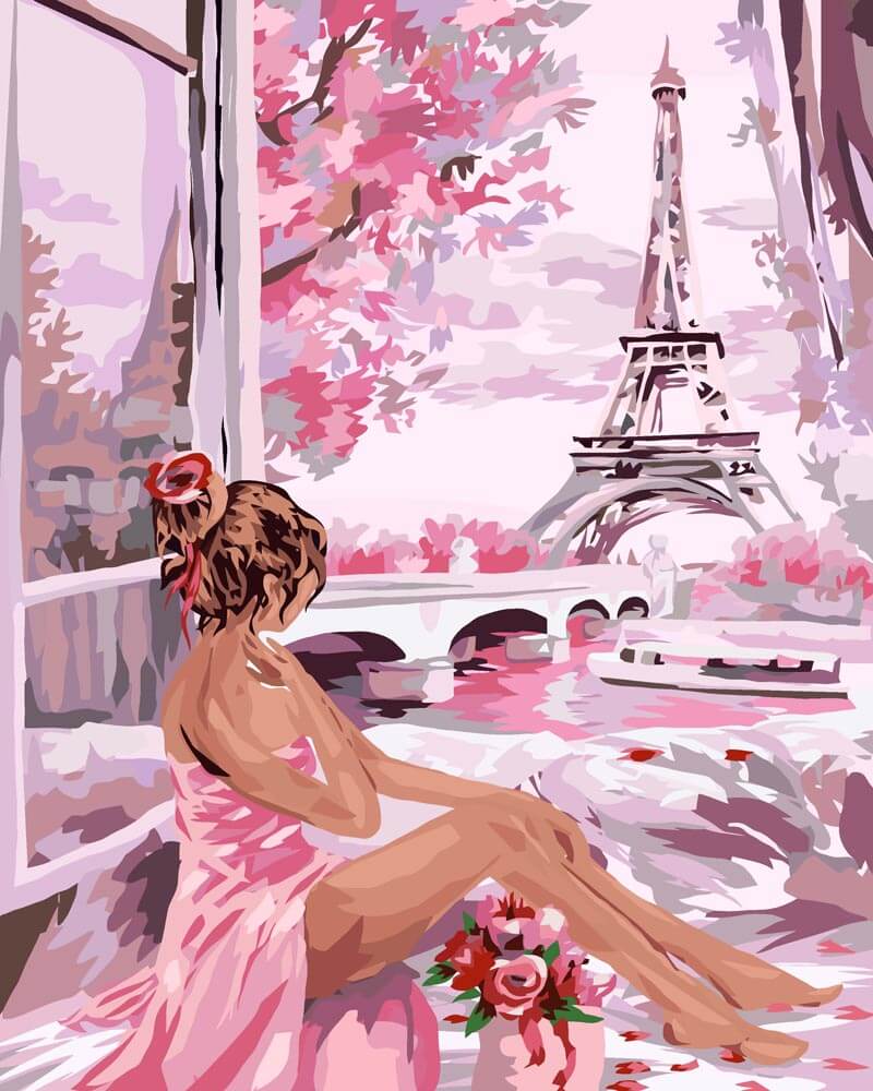 Rêve de Roses - Tableau peinture par numéro