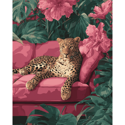 Élégance Sauvage - Tableau peinture par numéro