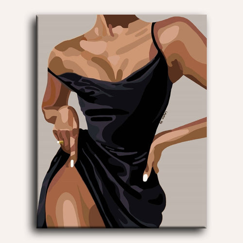 Femme Élégante - Peinture par numéro Maison Artsen