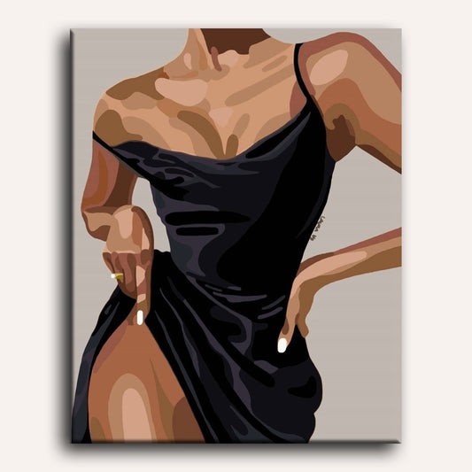 Femme Élégante - Peinture par numéro Maison Artsen