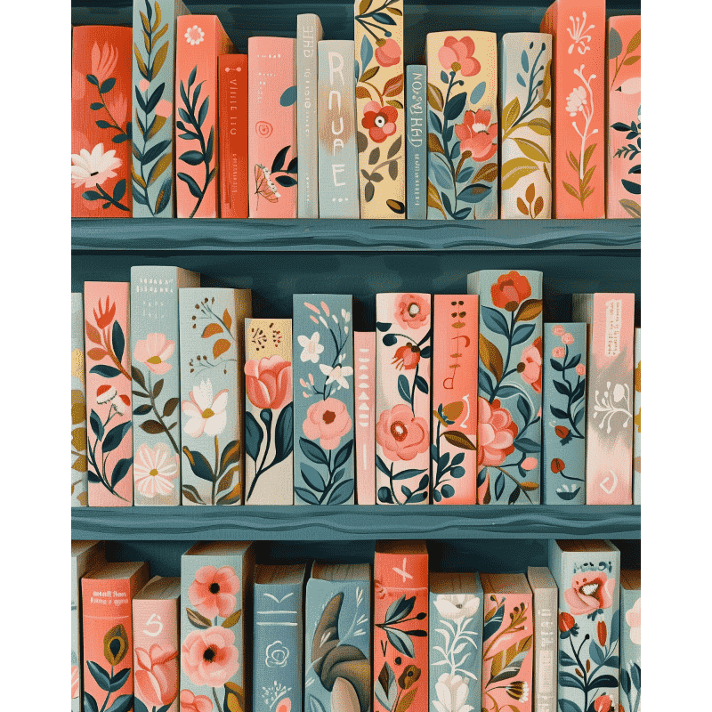 Contes Floraux - Tableau peinture par numéro