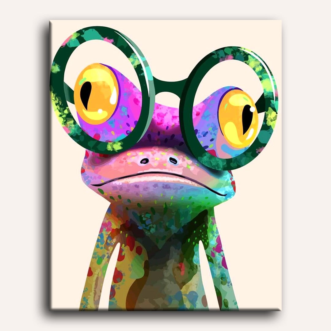 Grenouille Joyeuse - Peinture par numéro Maison Artsen