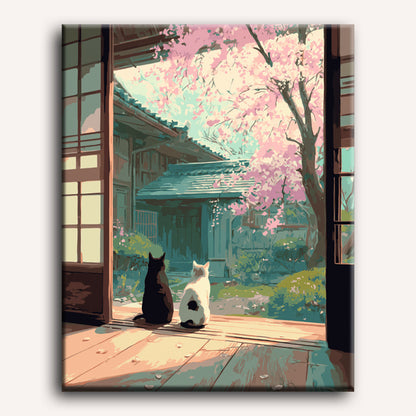 Sérénité Japonaise - Peinture par numéro Maison Artsen