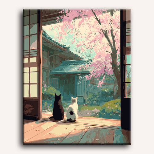 Sérénité Japonaise - Peinture par numéro Maison Artsen