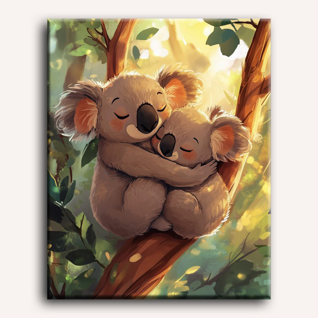 Koalas Mignons - Peinture par numéro Maison Artsen