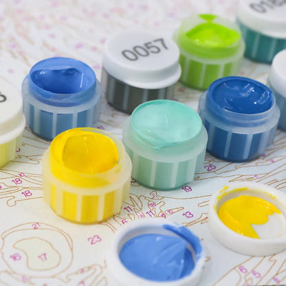 Peinture par numéro – Pots de peinture numérotés – Maison Artsen
