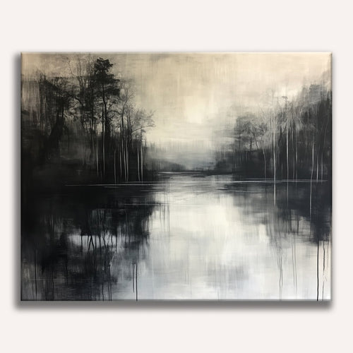 Peinture par numéro Reflet mélancolique - Maison Artsen