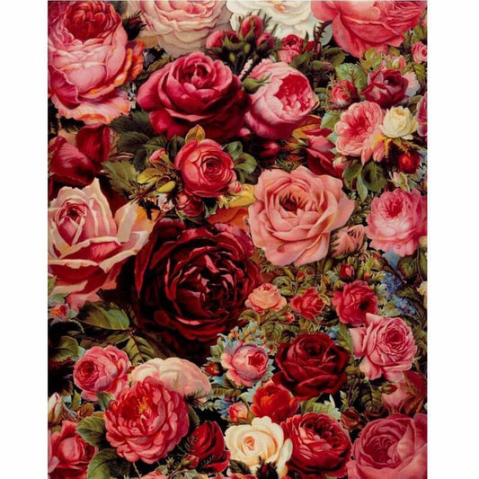Océan de Roses - Peinture par numéro Maison Artsen