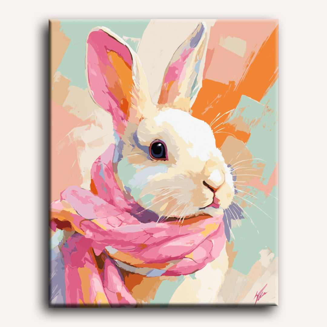 Lapin Pastel - Peinture par numéro Maison Artsen