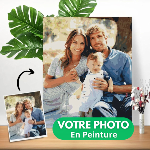 Coffret 6 peintures par numéro Transformez votre photo en peinture par numéro – aux couleurs inspirantes – Maison Artsen