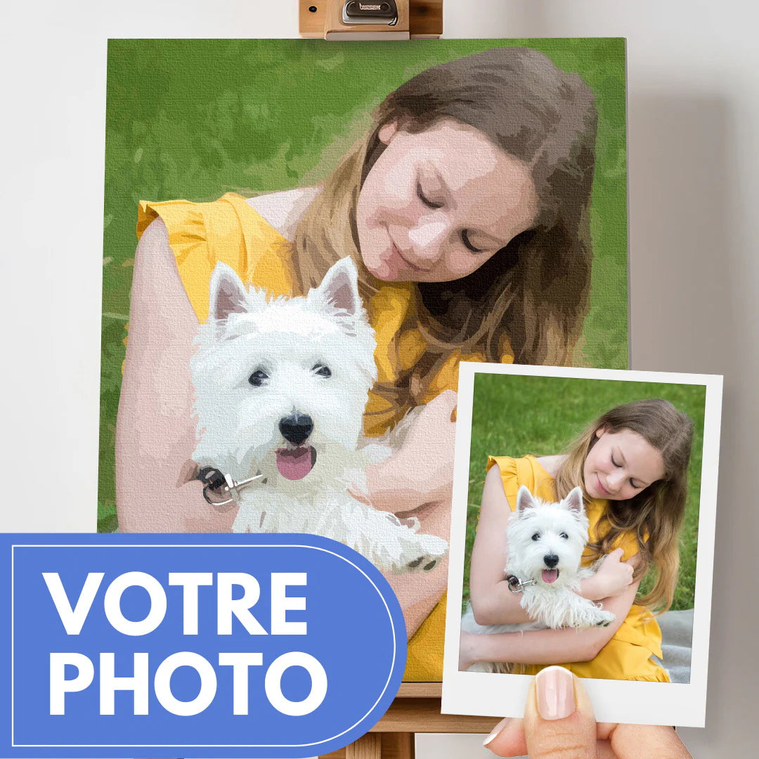 Transformez votre photo en peinture par numéro