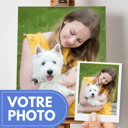 Transformez votre photo en peinture par numéro